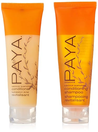 PAYA Organics Luscious Quenching Shampoo & Conditioner lot of 16 (8 of each) 1oz bottles Beauty & Personal Care Paya