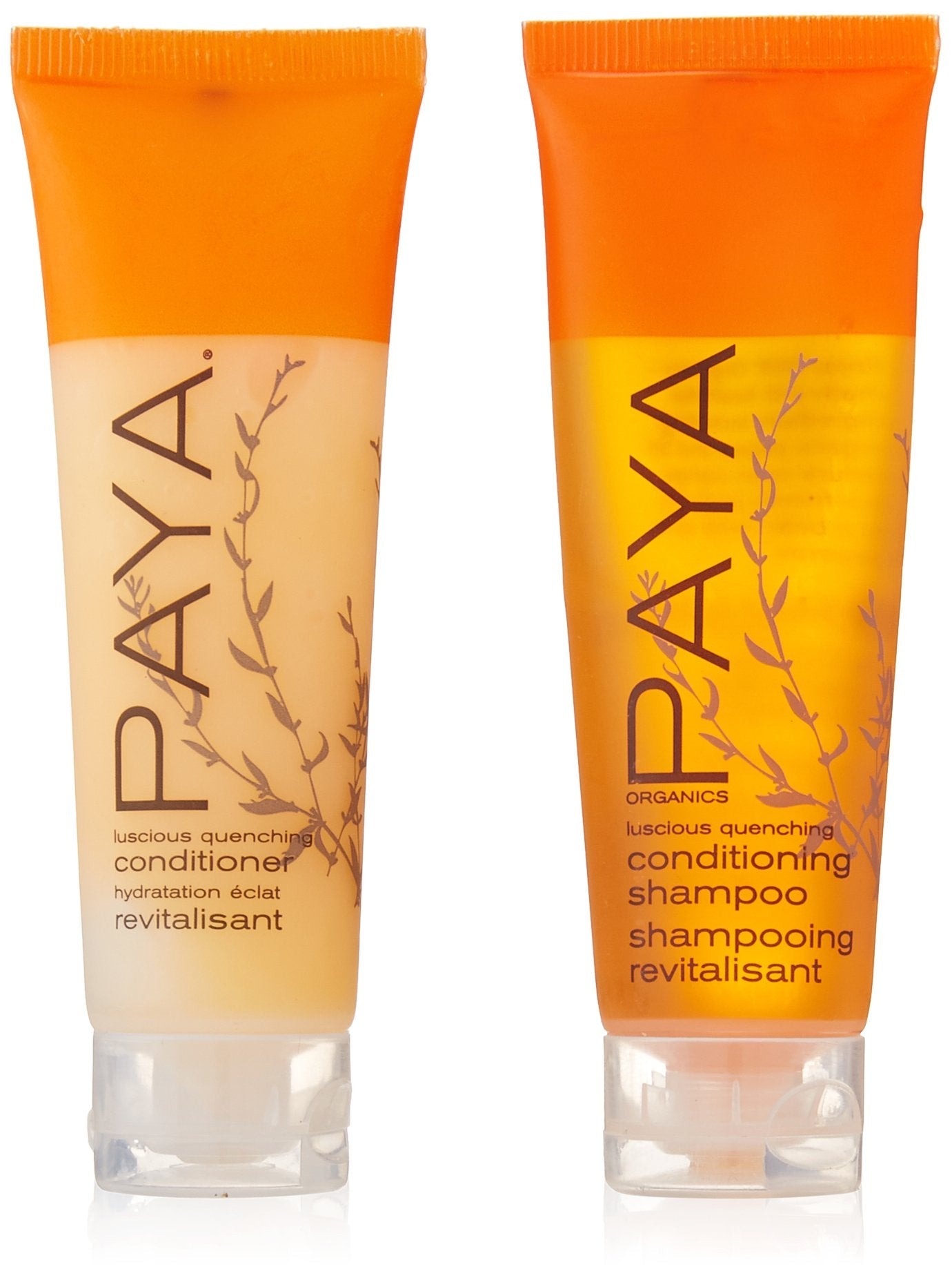 PAYA Organics Luscious Quenching Shampoo & Conditioner lot of 16 (8 of each) 1oz bottles Beauty & Personal Care Paya