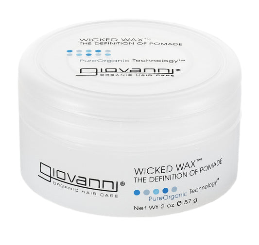 Giovanni Organic Pomade Wicked Styling Wax, 2 Ounce - 6 per case. Beauty & Personal Care GIOVANNI