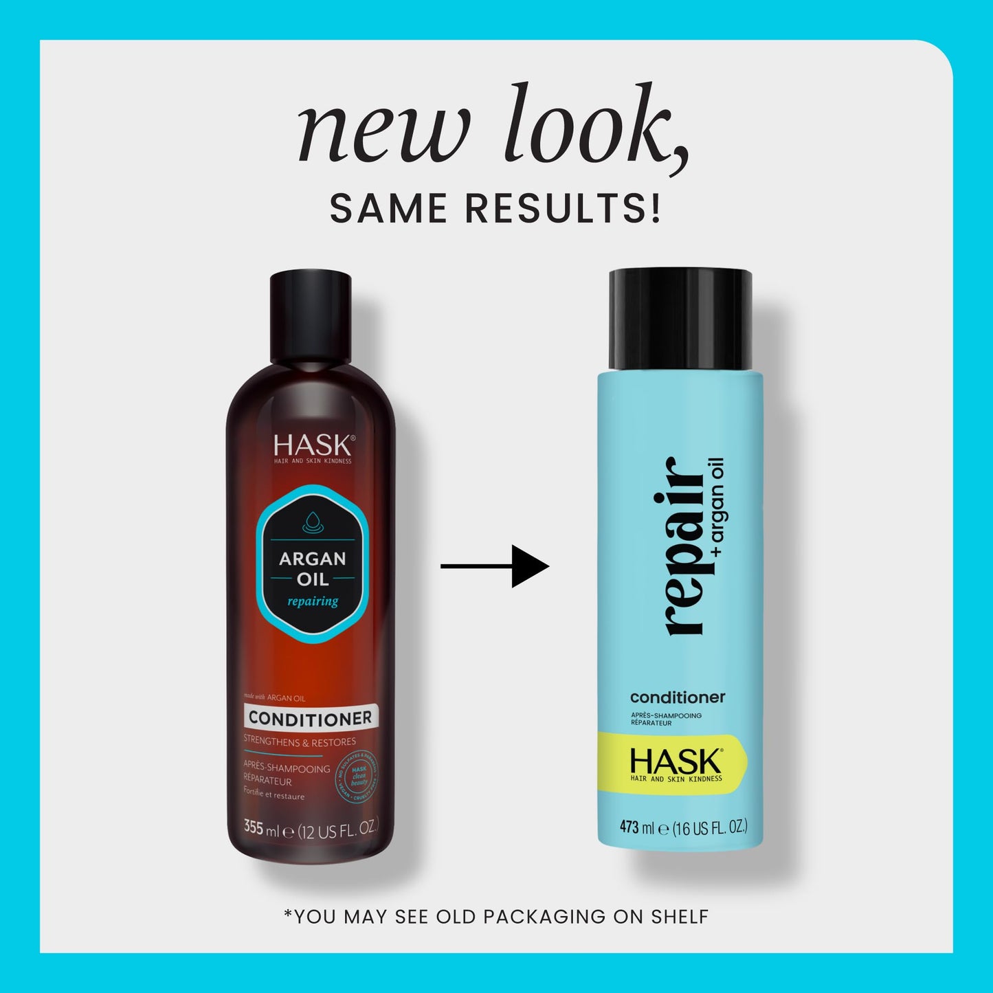 HASK Repair + Argan Oil Shampoo + Conditioner Set | Color Safe, Sulfate-Free, Paraben-Free, Gluten-Free, Cruelty-Free | 16oz each, 2 Pack Beauty & Personal Care HASK