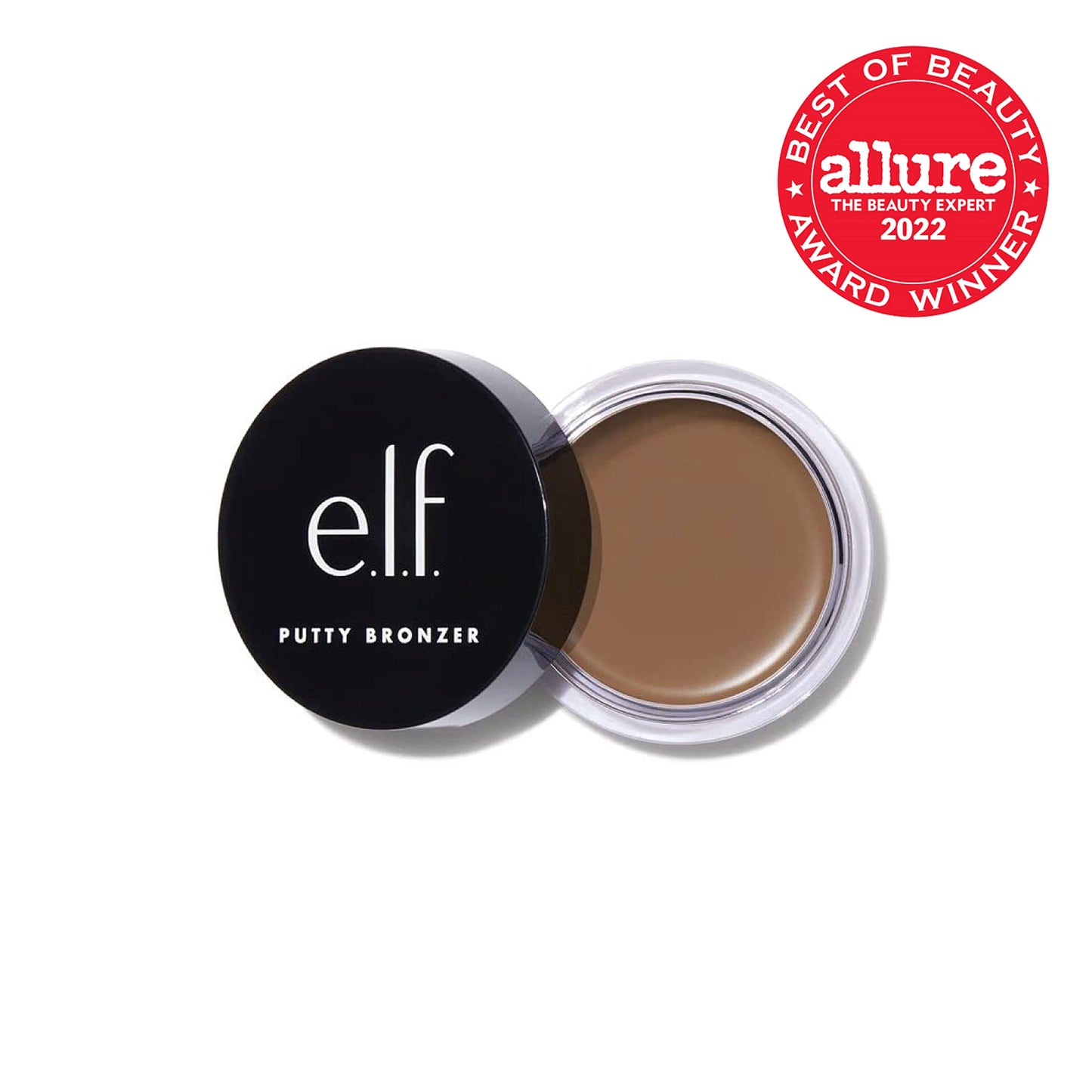 e.l.f. Putty Bronzer, Creamy & Highly Pigmented Formula, Creates a Long-Lasting Bronzed Glow, Infused with Argan Oil & Vitamin E, Honey Drip, 0.35 Oz Beauty & Personal Care e.l.f.