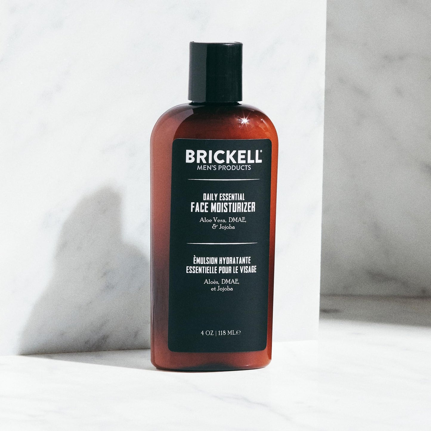Brickell Men's Daily Advanced Face Care Routine II, Activated Charcoal Facial Cleanser, Facial Scrub, Face Moisturizer Lotion, Natural and Organic Beauty & Personal Care Brickell Men's Products