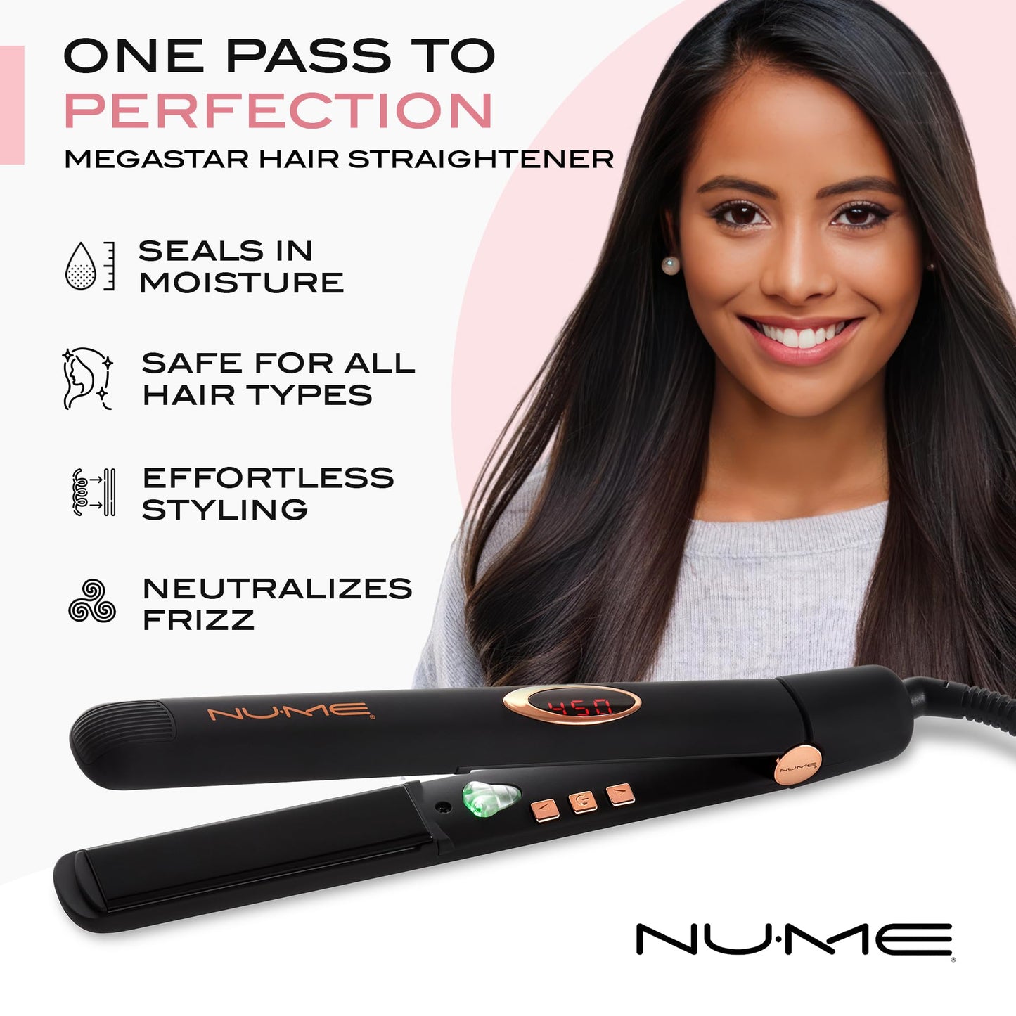 NuMe Megastar Flat Iron Beauty & Personal Care NuMe