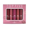 Italia Deluxe Top Five Mousse Matte Lipstick Set Modest Mauves Beauty & Personal Care Italia Deluxe
