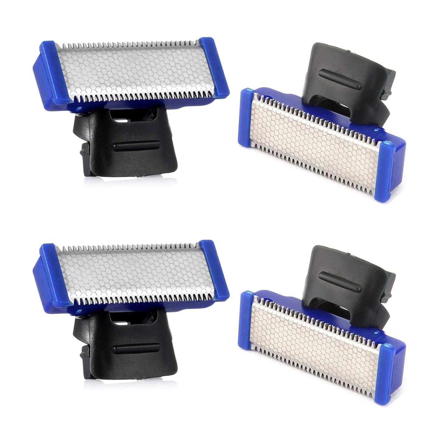 Replacement Heads for Old Version of Microtouch Solo Mens Shaver Electric Micro Trimmer (Pack of 4) Beauty and Personal Care Vini