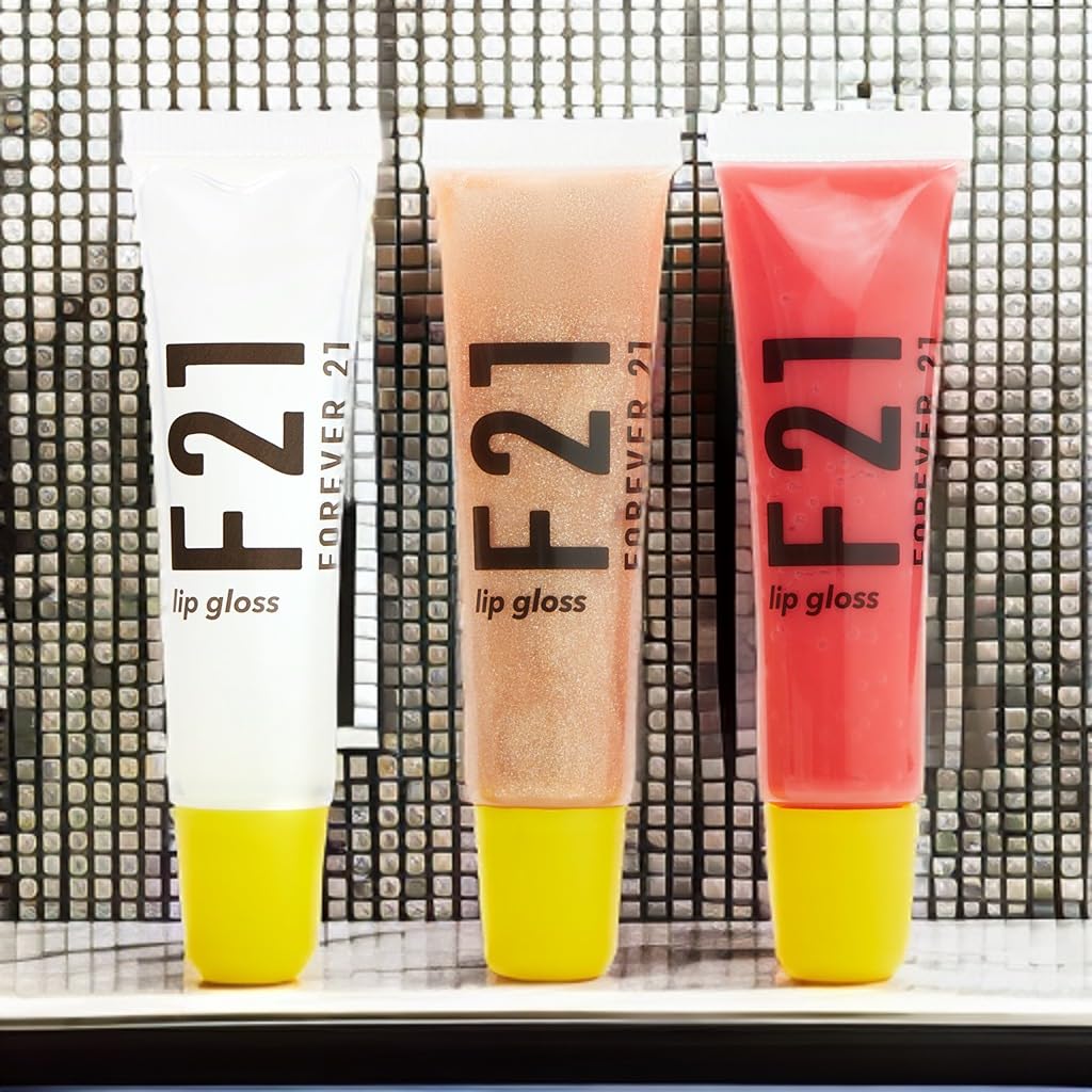 Forever 21 F21 Beauty Lip Gloss, Non-Sticky, Non-Greasy Texture, Wear Alone or Over Your Favorite Lipstick, Clearly Beauty & Personal Care Forever 21