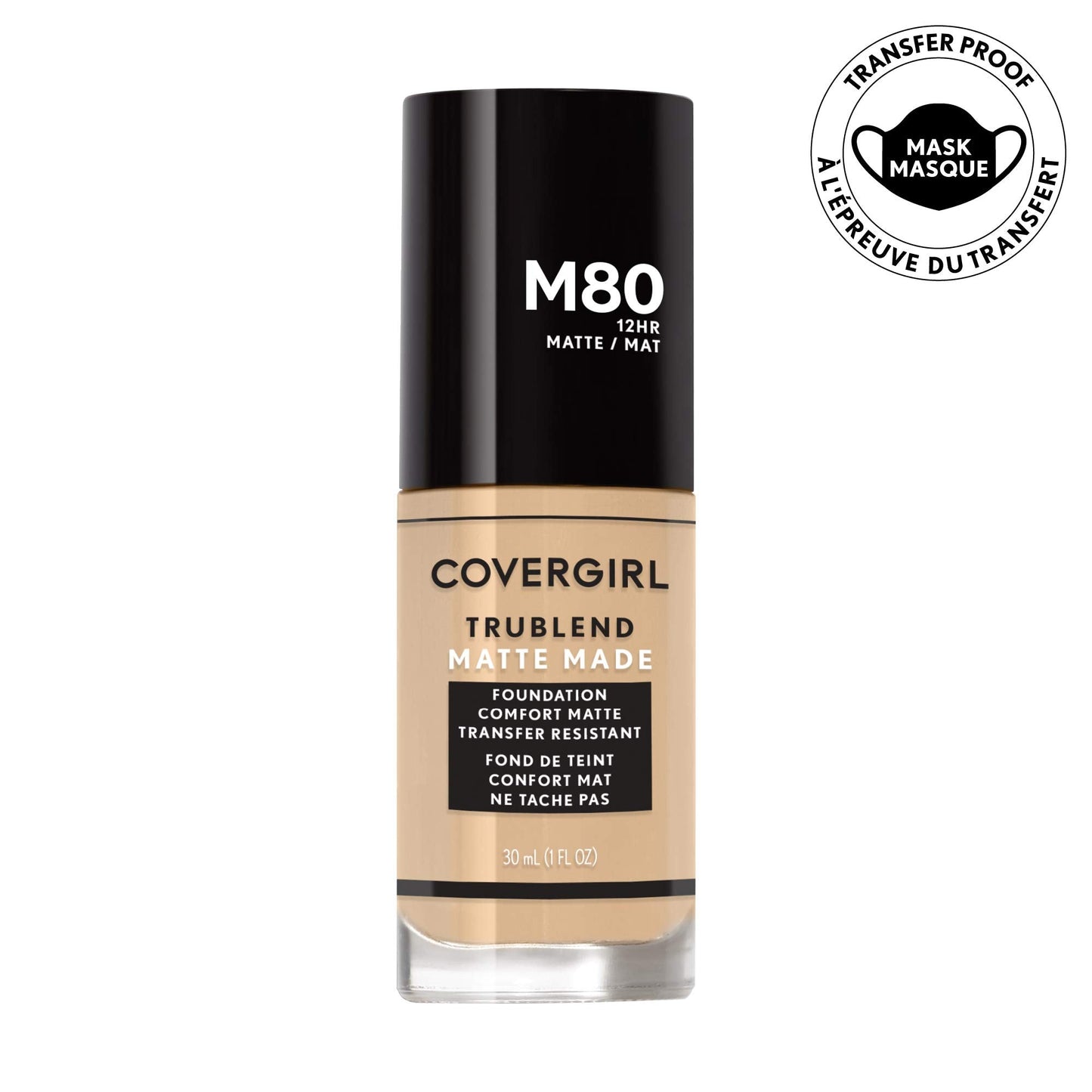 COVERGIRL TruBlend Matte Made Liquid Foundation, Caramel Beige (Pack of 3) Beauty and Personal Care COVERGIRL