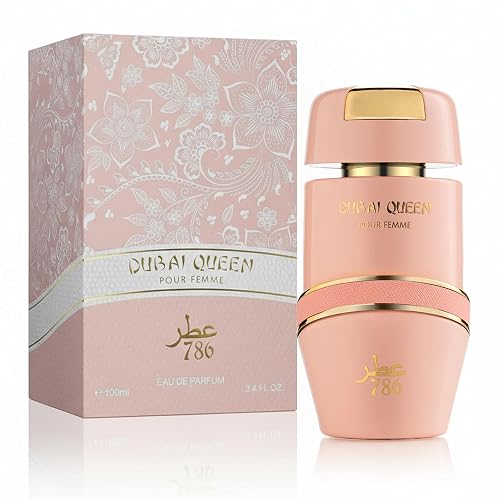 Jo Milano Dubai Queen Eau De Parfum Spray | 3.4 oz (100ml) | Sweet, Vanilla, Powdery, Fruity, Musk, Floral Scent | Long Lasting Fragrance for Women Beauty & Personal Care Jo Milano