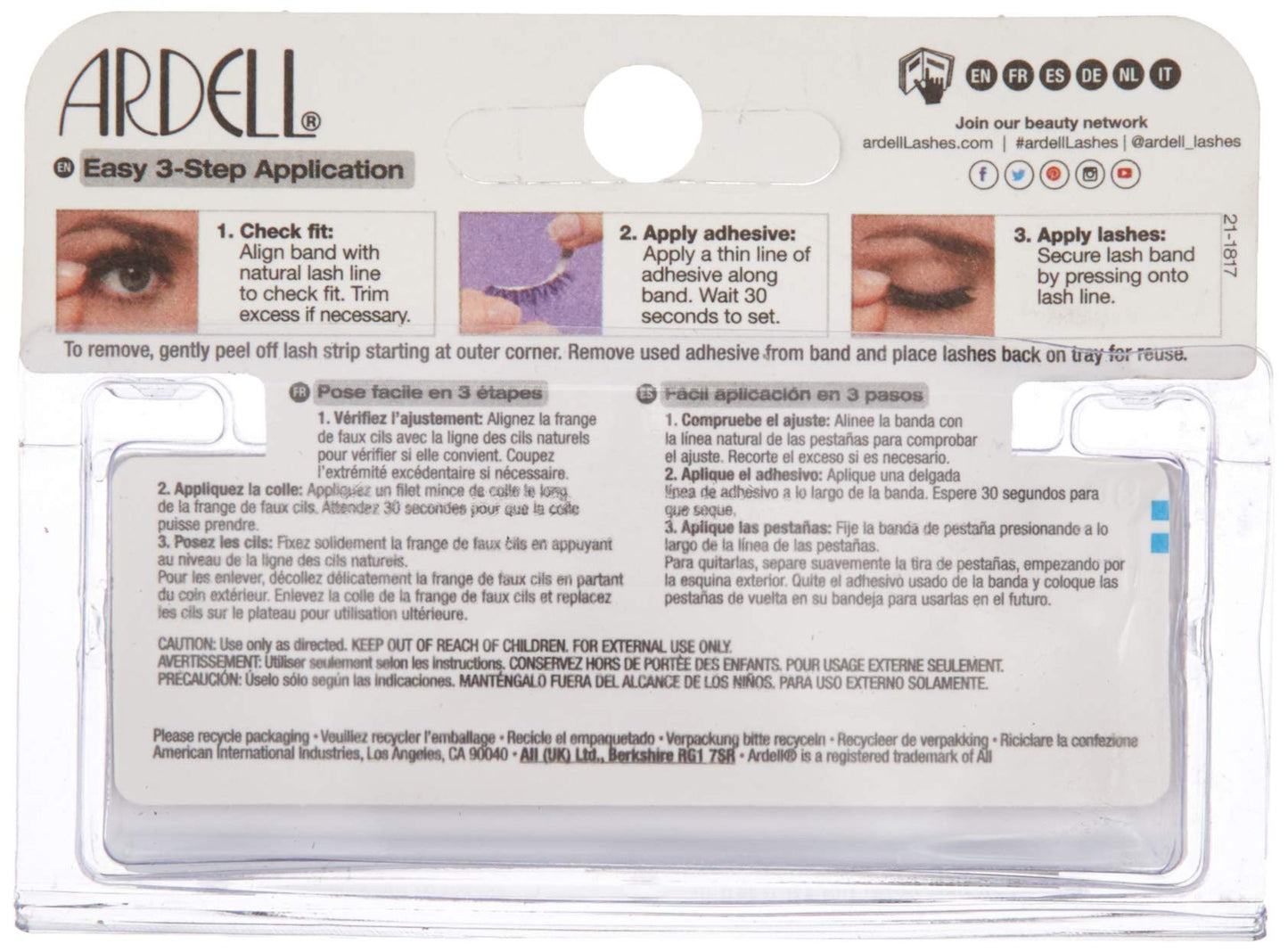Ardell Glamour Lash-113 Black, 2 Pack Beauty & Personal Care Ardell