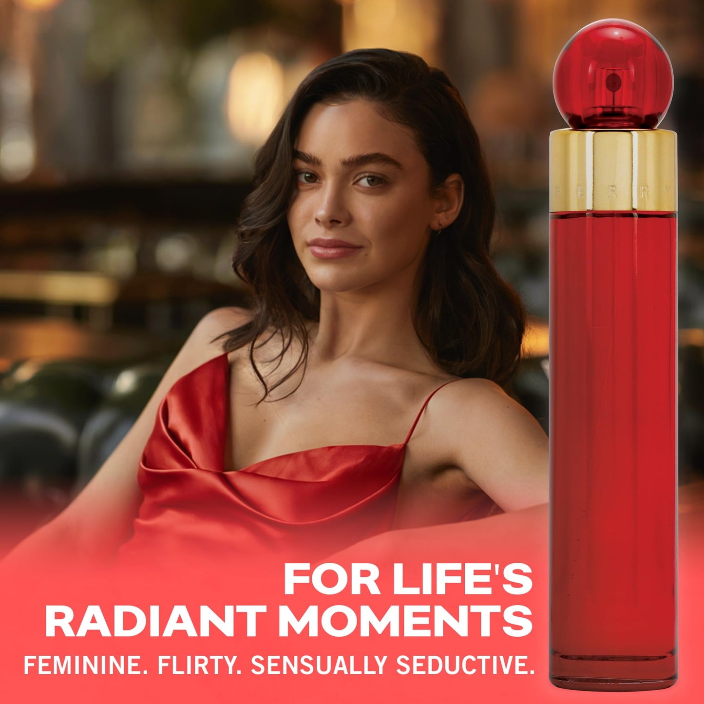 Perry Ellis 360° Red Eau De Parfum Spray for Women - Perfume for Women, EDP, Exotic Floral Fragrance, Designer Scent for Her, Long Lasting - 3.4 fl oz Beauty & Personal Care Perry Ellis