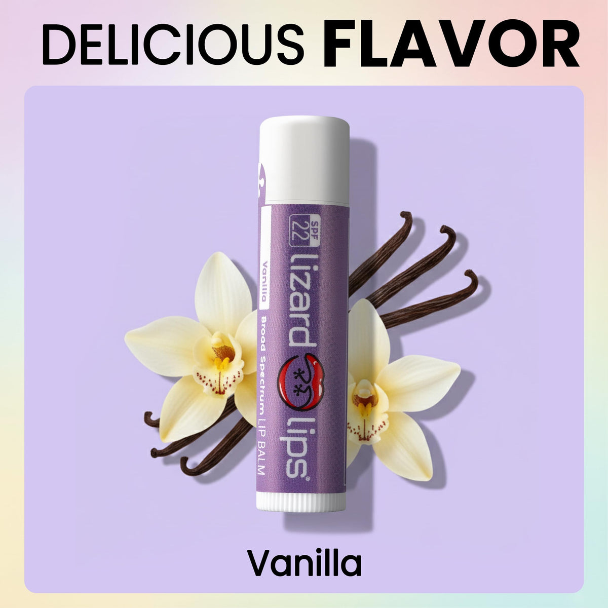 Lizard Lips SPF 22 Lip Balm - Original Vanilla 4 Pack (4) Beauty & Personal Care Lizard Lips