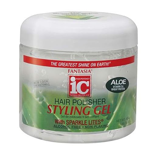 Fantasia High Potency IC Hair Polisher Styling Gel, with Sparkle Lites, 16 Ounce (Model: 1992) Beauty & Personal Care Fantasia