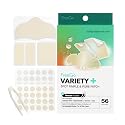 FreeGo Variety+ Hydrocolloid Spot Pimple & Pore Patches for Face, Large Patches for Breakouts, Zit, Blemish Spot, Facial Stickers, Korean Pimple Beauty & Personal Care FreeGo