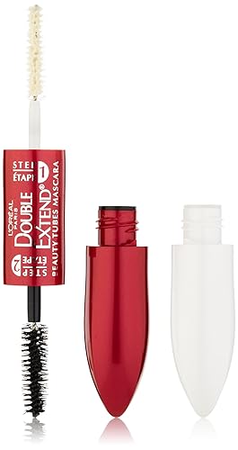 L'Oreal Paris Double Extend Beauty Tubes Mascara, Black, 0.33 Ounces Beauty & Personal Care L'Oreal Paris
