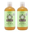 Herbal Body Wash, Peppermint by Moon Valley, All Natural Ingredients, No Parabens, Vegan, Moisturizing Essential Oils, Two Pack Beauty & Personal Care Moon Valley Organics