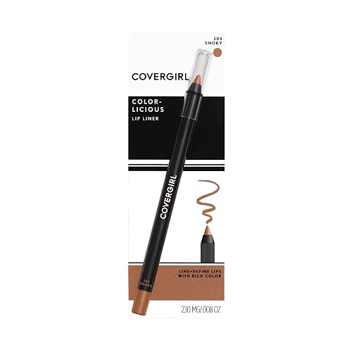 COVERGIRL Colorlicious Lip Perfection Lip Liner Smoky 205, .04 oz (packaging may vary) Beauty & Personal Care COVERGIRL