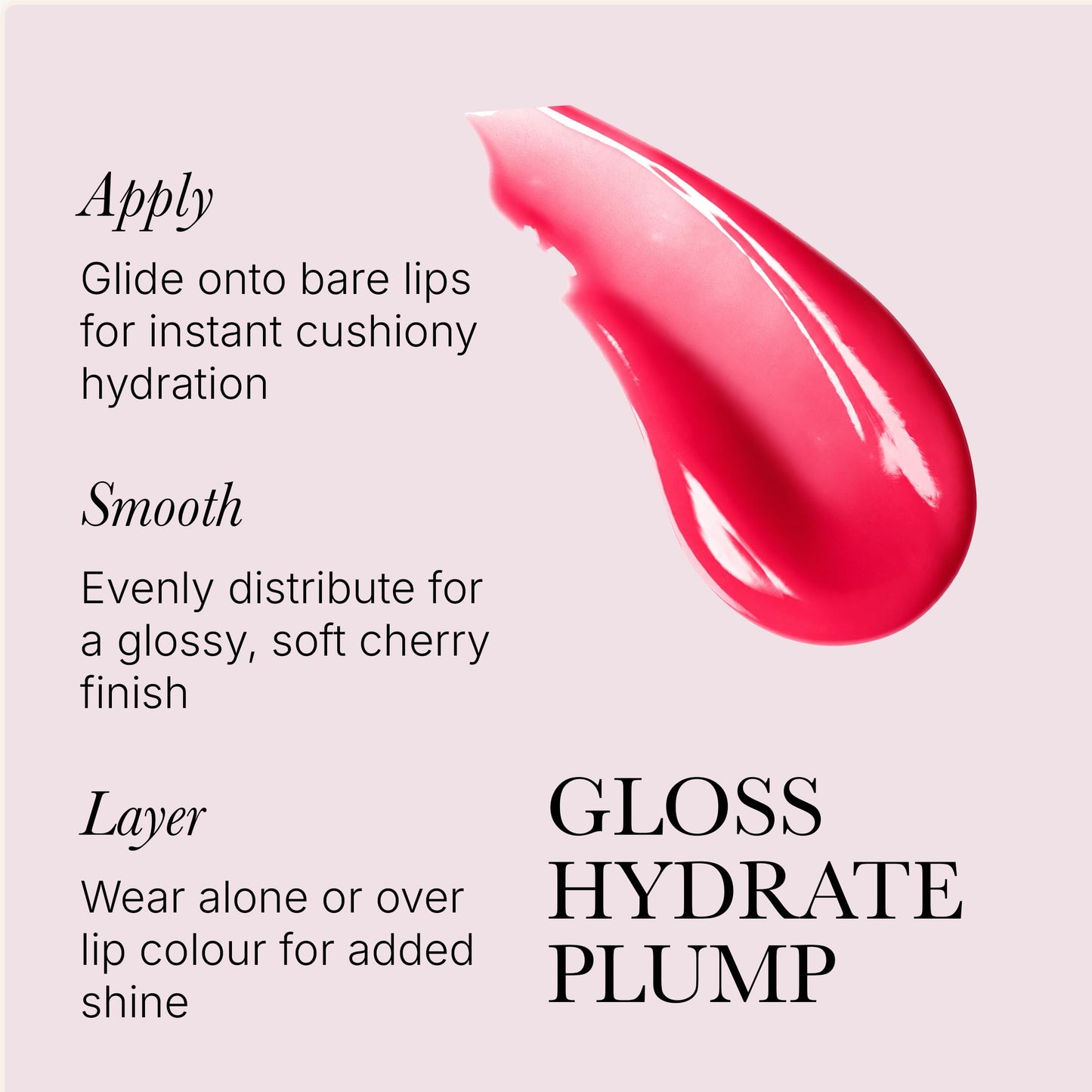 Rodial Plumping Collagen Lip Oil Cherry 0.13fl.oz, Vegan Collagen-Infused Lip Oil with Macadamia and Jojoba Oil, Deep Hydration for Fuller-Looking Beauty and Personal Care Rodial