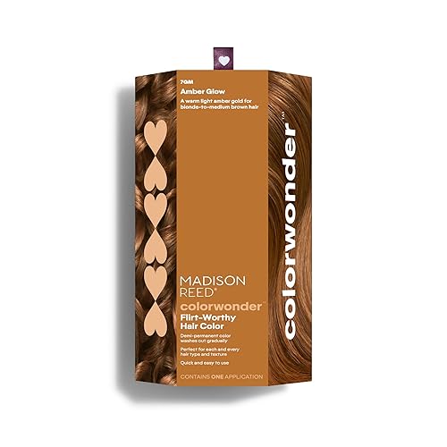 Madison Reed colorwonder Demi-Permanent Hair Color, Effortless At-Home Hair Dye, Ammonia-Free, Cruelty-Free, Amber Glow (Warm Lighter Amber), Pack Beauty & Personal Care Madison Reed
