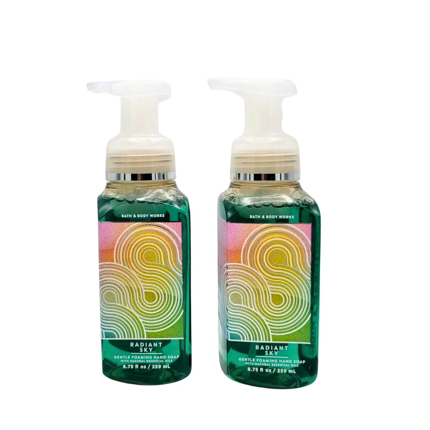 Bath & Body Works Foaming Hand Soap, Set of 2, 8.75oz Each (Radiant Sky) Beauty & Personal Care Bath & Body Works