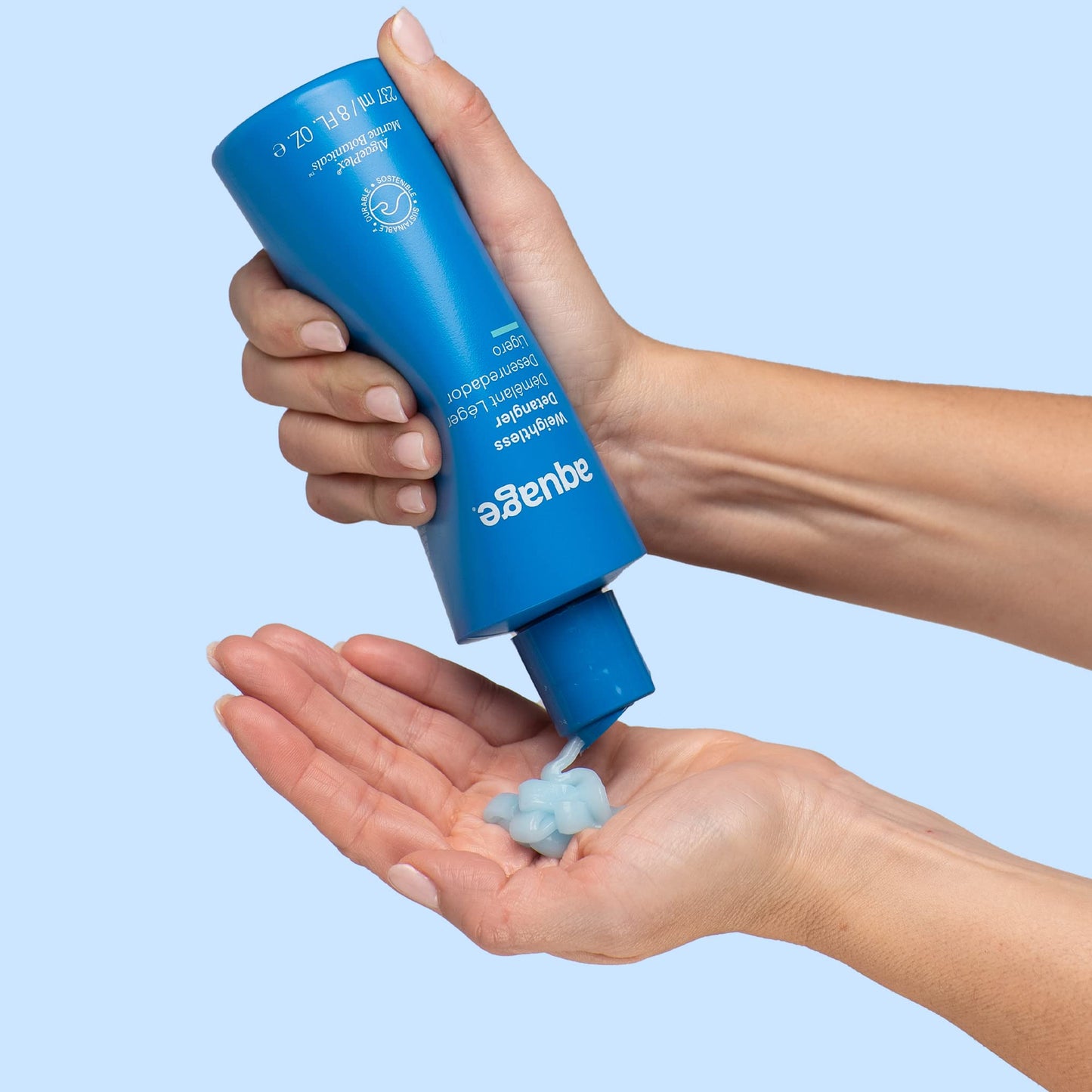 AQUAGE Weightless Detangler, Ultra-Light Conditioner, Hydrates and Restores Moisture Without Weighing Hair Down, Eliminates Tangles, 8 oz Beauty & Personal Care Aquage