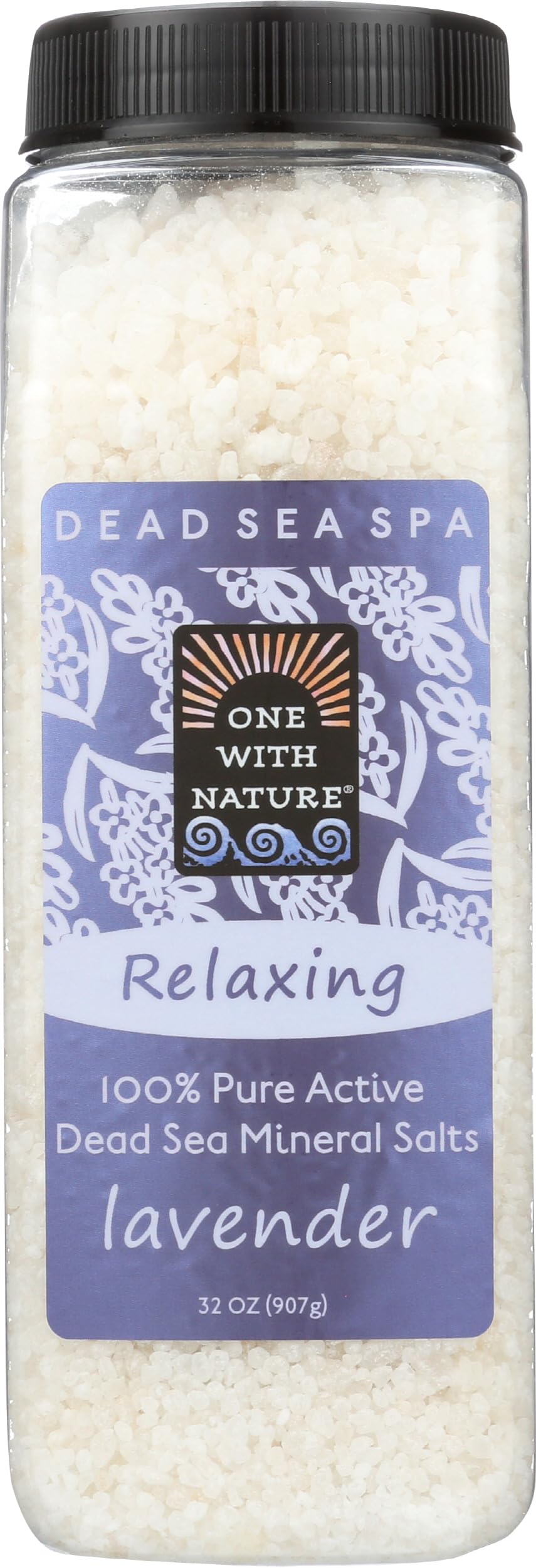 One With Nature Lavender Bath Salts, 32 OZ Beauty and Personal Care One With Nature