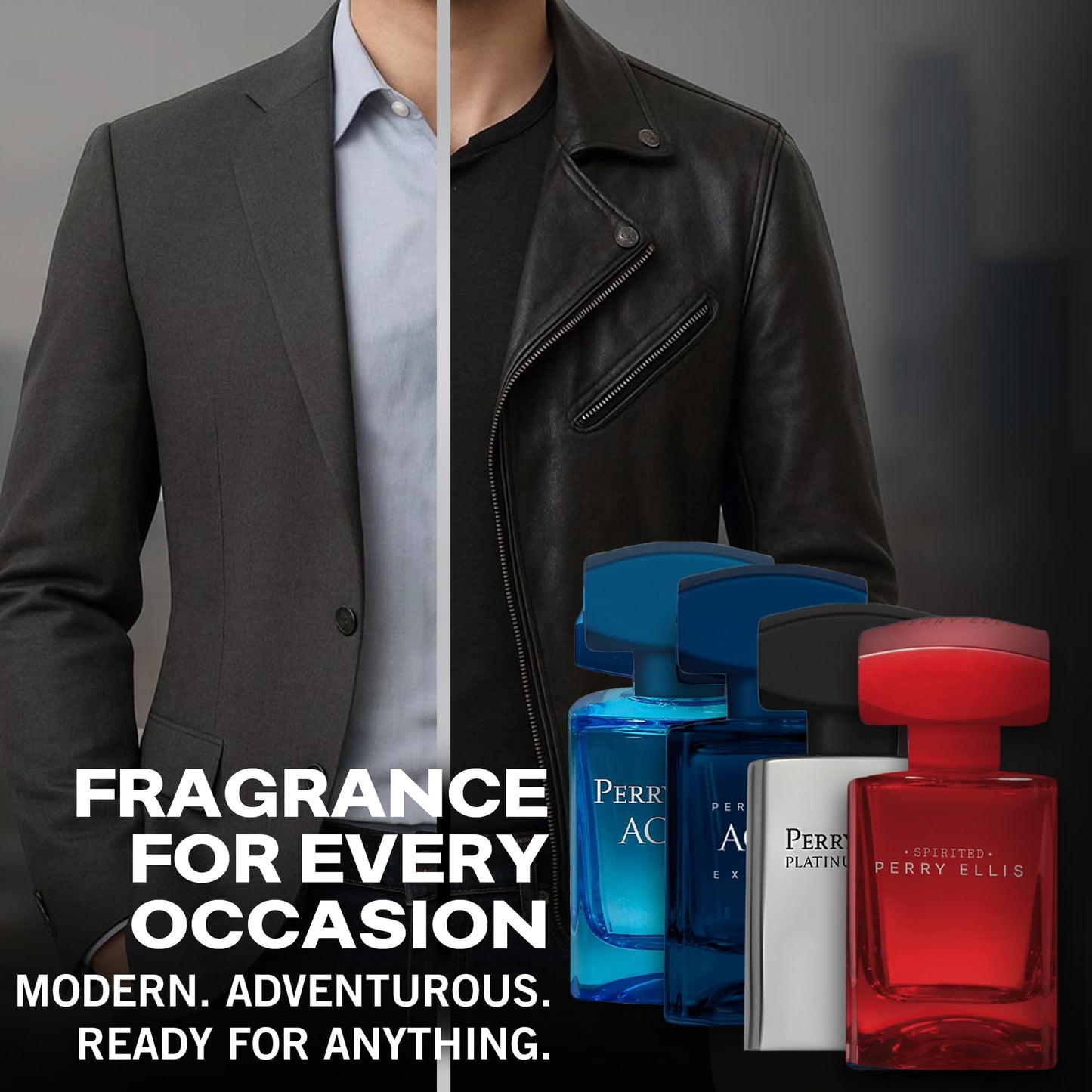 Perry Ellis Men's 4-Piece Mini Cologne Set for Men - Cologne Gift Sampler Set, EDT, Perfume Samples, Travel Size - Aqua, Aqua Extreme, Platinum Beauty & Personal Care Perry Ellis