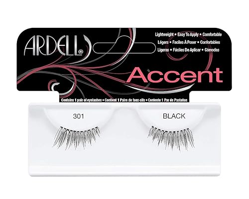 Ardell Accent Lashes, Black [301] 1 Pair Beauty & Personal Care ANDREA