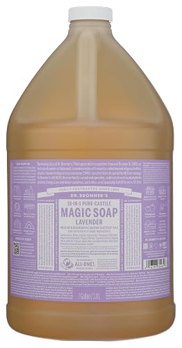 Dr Bronners, Soap Liquid Castile Lavender, 128 Fl Oz Beauty & Personal Care Dr. Bronner's