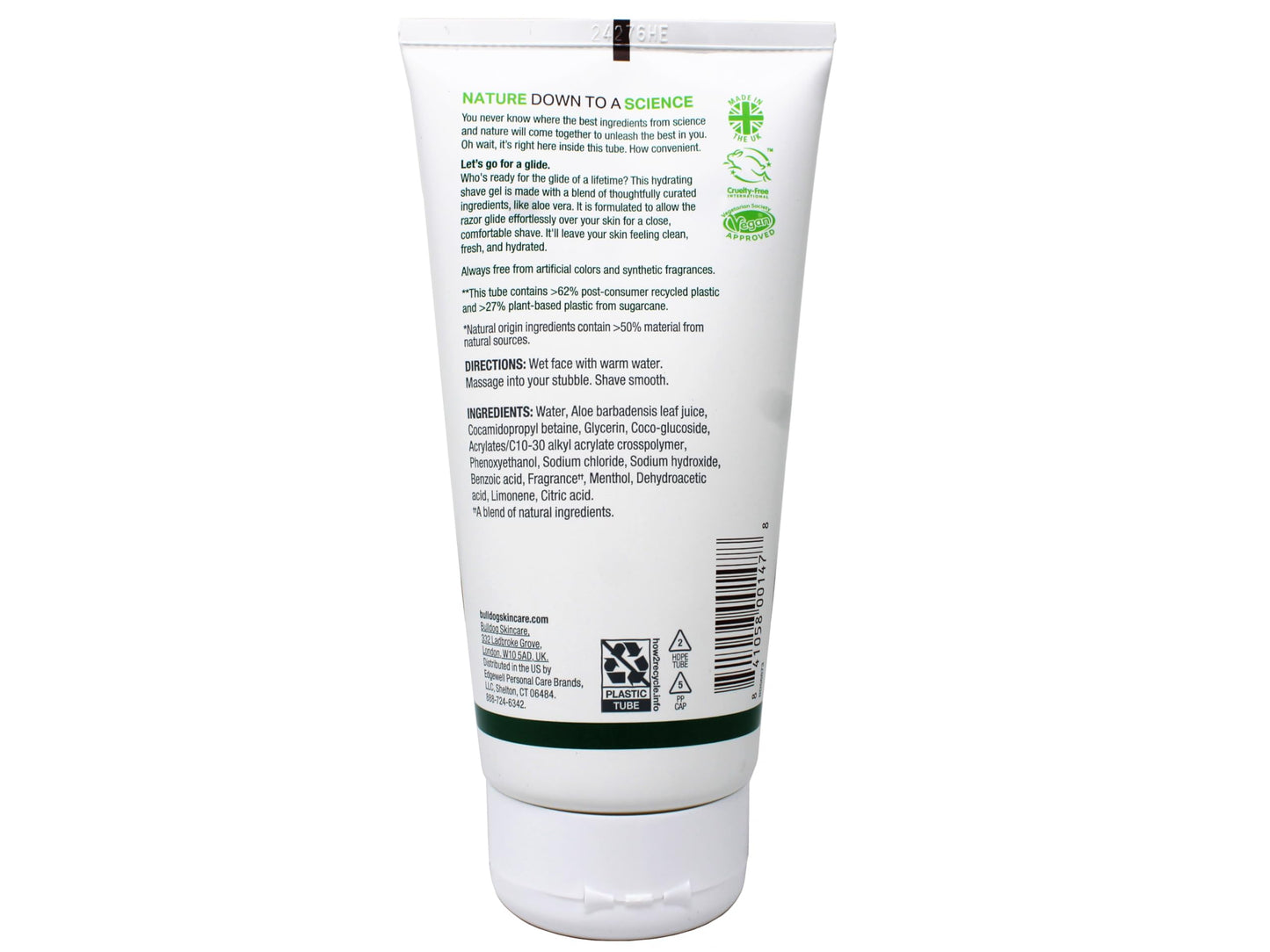 Bulldog Original Shave Gel for Men, Aloe Vera Enriched, Delivers a Close & Comfortable Shave, 95% Natural Origin, 5.9 fl oz (Pack of 3) Beauty and Personal Care Bulldog Skincare for Men