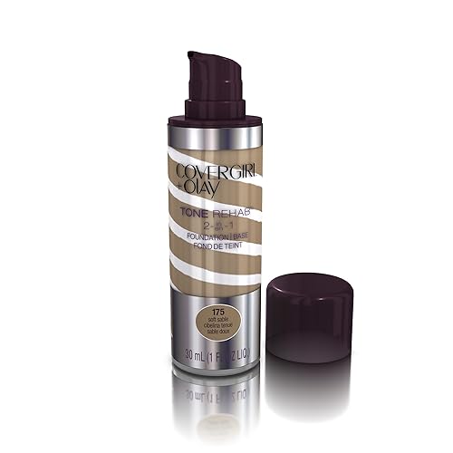 COVERGIRL and Olay Tonerehab 2-In-1 Foundation, Classic Tan 160, 1 Fluid Ounce Beauty & Personal Care COVERGIRL
