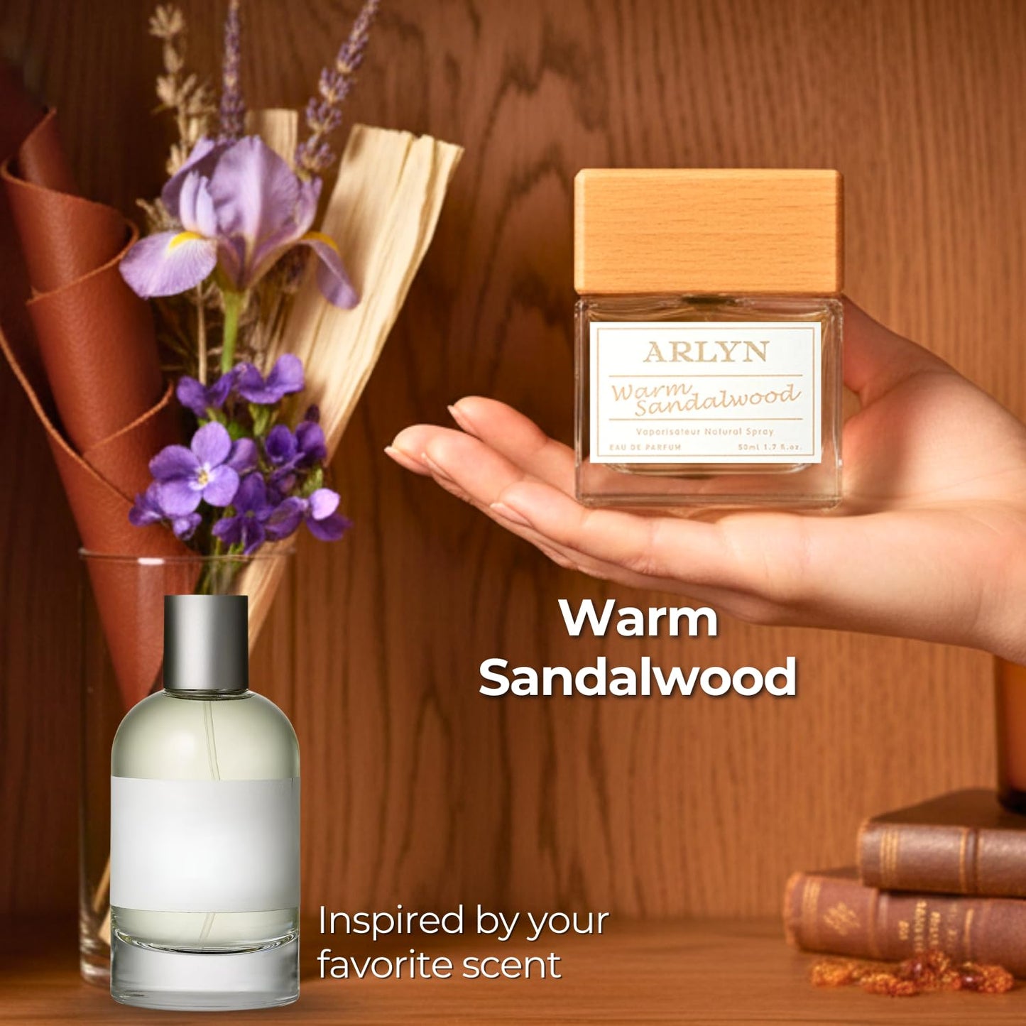 ARLYN Warm Sandalwood Eau De Parfum Inspired by San.t.al 33, Long-Lasting Perfume for Men and Women, Vegan & Eco-Conscious with Clean Ingredients Beauty & Personal Care ARLYN BY BELLEVUE PARFUMS