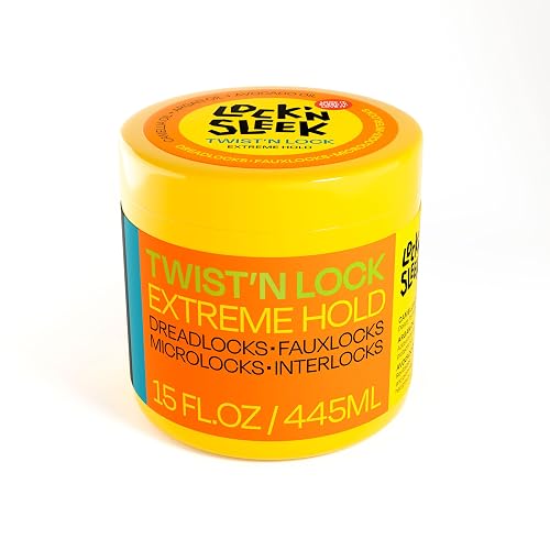 LOCK'N SLEEK Braiding Gel, Extreme Hold Braid, Loc, and Twist, Flake-Free, Tames Frizz, and Contol Edge (15 Fl Oz (Pack of 1)) Beauty & Personal Care LOCK'N SLEEK