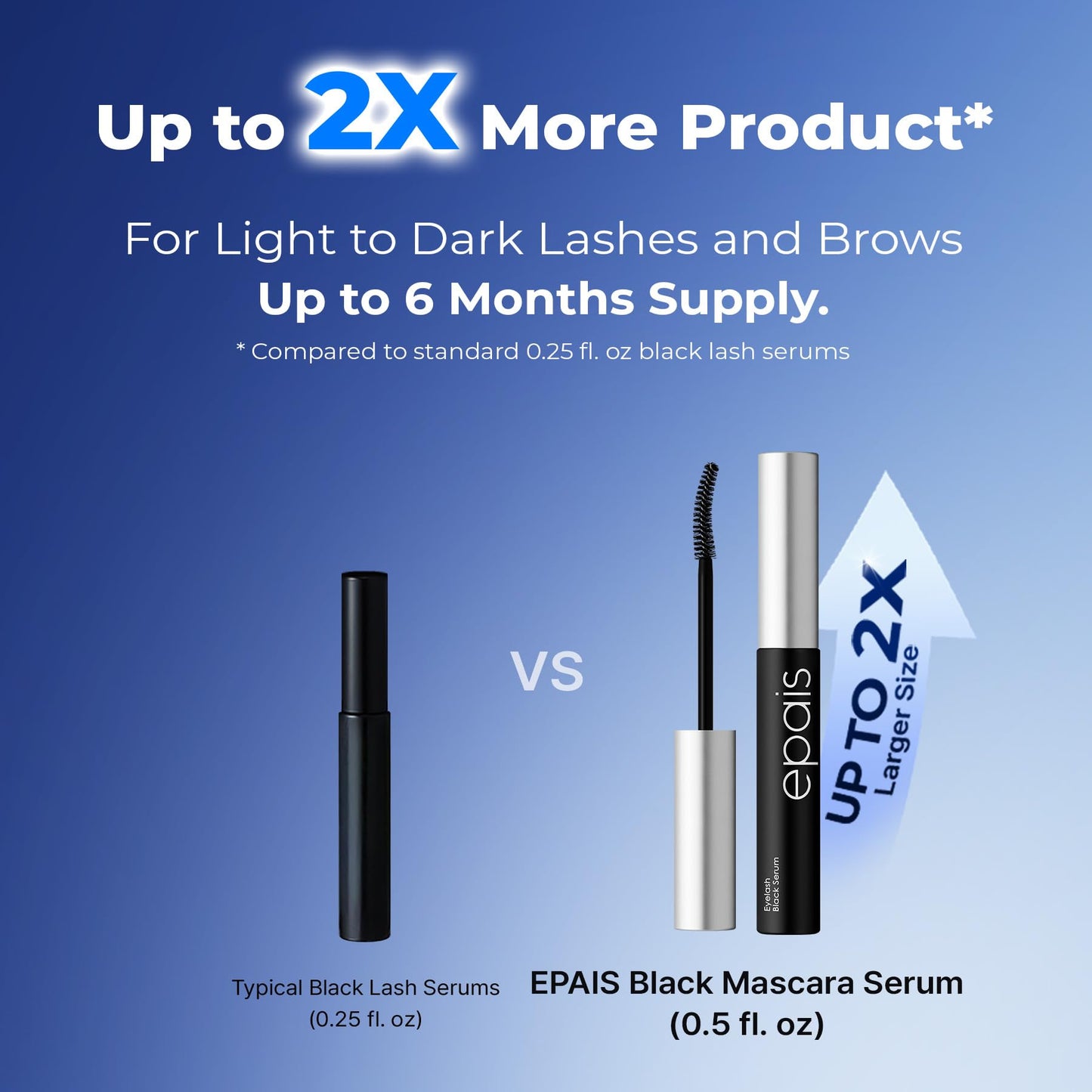 Epais Eyelash Black Tinted Serum, 2-in-1 Lash Growth Enhancer and Tinting Treatment, 7 Peptides and Biotin Formula for Longer Thicker Lashes Beauty and Personal Care EPAIS