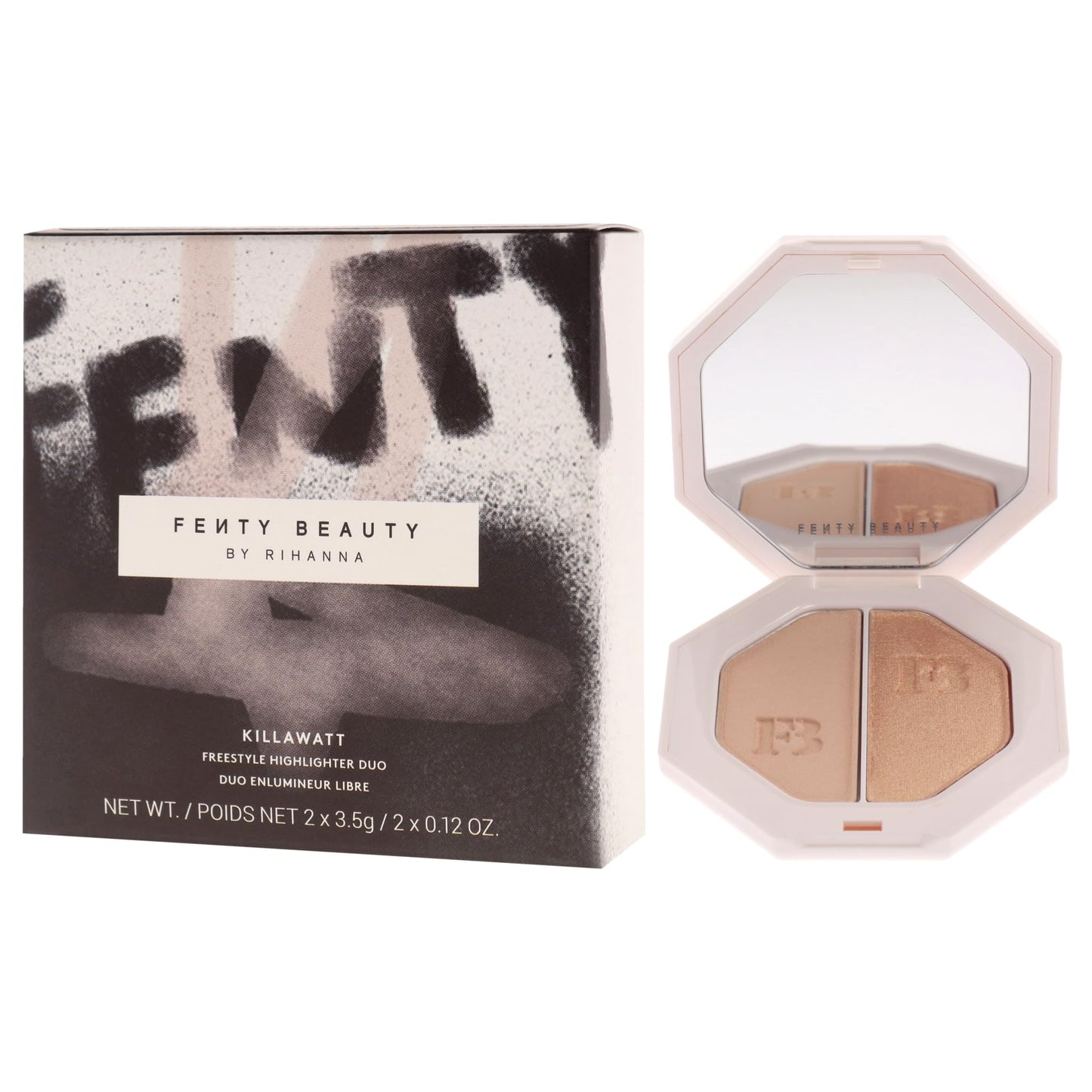 Killawatt Freestyle Highlighter Duo - Mean Money-Hustla Baby by Fenty Beauty for Women - 2 x 0.11 oz Highligter Beauty & Personal Care FENTY BEAUTY