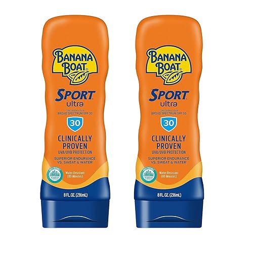 Banana Boat Sport Performance Broad Spectrum SPF 30 Sunscreen Lotion, Swim Splash - Up to 80 Minutes Water Resistant, 8 fl oz, 2-Pack Beauty & Personal Care Banana Boat