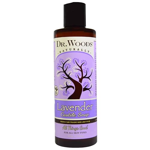 Dr. Woods Shea Vision Pure Castile Soap Lavender with Organic Shea Butter - 8 fl oz Beauty & Personal Care Dr. Woods