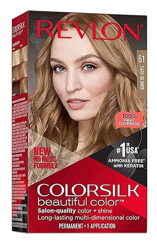 Revlon ColorSilk Beautiful Color, Dark Blonde [61], 1 Count Beauty & Personal Care REVLON