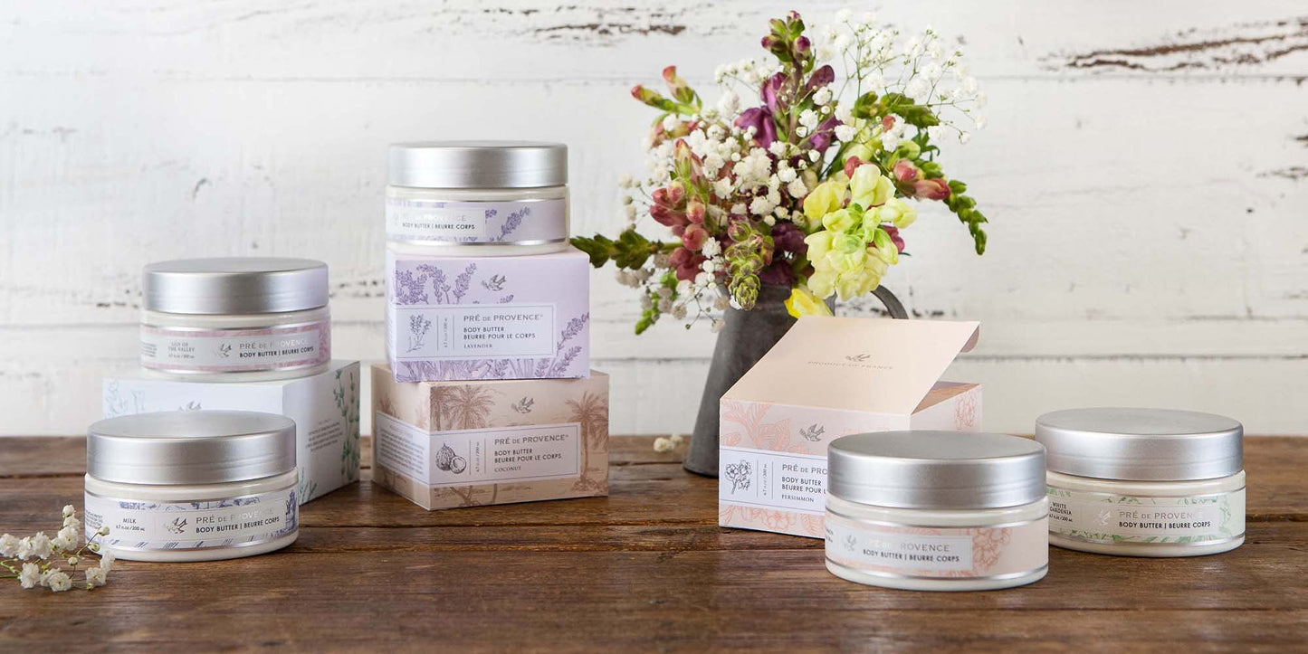 Pre de Provence Collection Shea Butter Enriched Body Butter Soothing & Hydrating Emollient Cream Body Moisturizer for Women, 6.7 Fl Oz, Lavender Beauty & Personal Care Pre de Provence