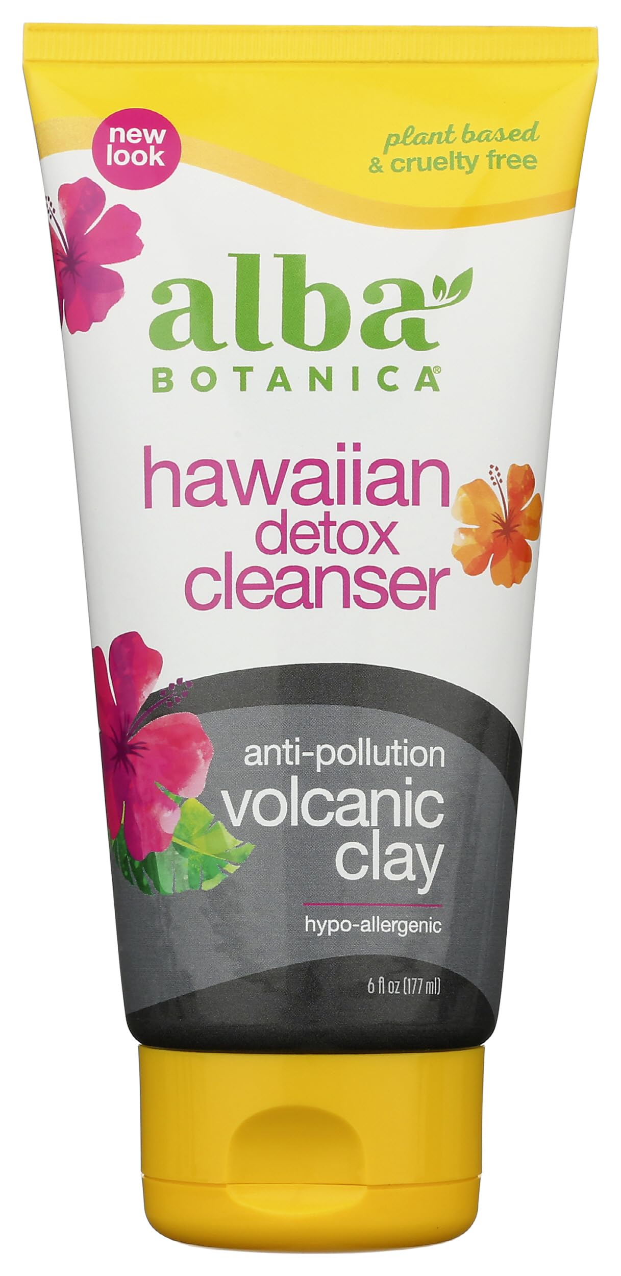 Alba Botanica Hawaiian Detox Cleanser, Anti-Pollution Volcanic Clay, 6 Oz Beauty & Personal Care Alba Botanica