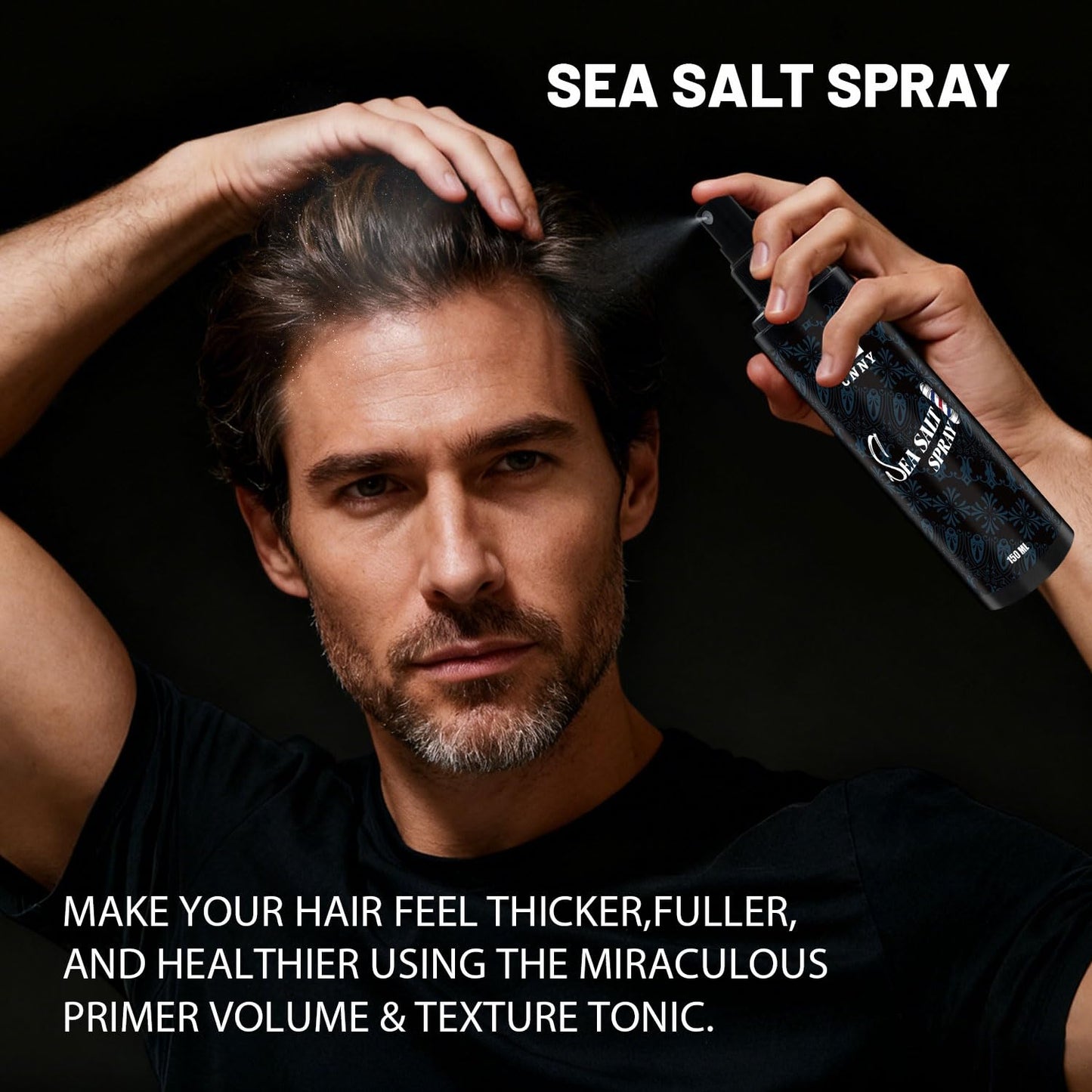 Crownnaturally CNNY Sea Salt Spray for Hair, Adds Volume, Texture & Beach Waves, Light Hold Natural Styling Spray with Sea Salt for All Hair Type Beauty & Personal Care Crownnaturally