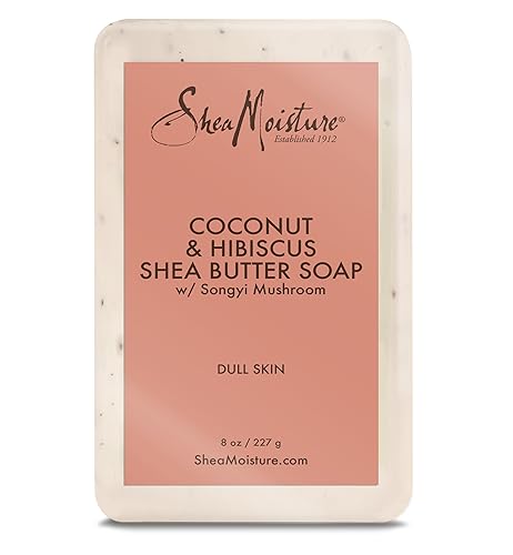 Shea Moisture Coconut & Hibiscus Shea Butter Soap, 8 Ounce Beauty & Personal Care Shea Moisture
