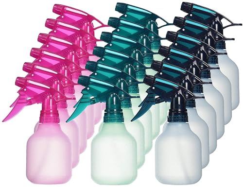 My Battery Supplier Empty Spray Bottle 8 oz. Frosted Assorted Colors (Pack of 18) Beauty & Personal Care My Battery Supplier