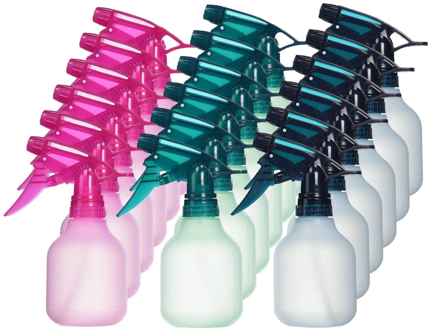 My Battery Supplier Empty Spray Bottle 8 oz. Frosted Assorted Colors (Pack of 18) Beauty & Personal Care My Battery Supplier