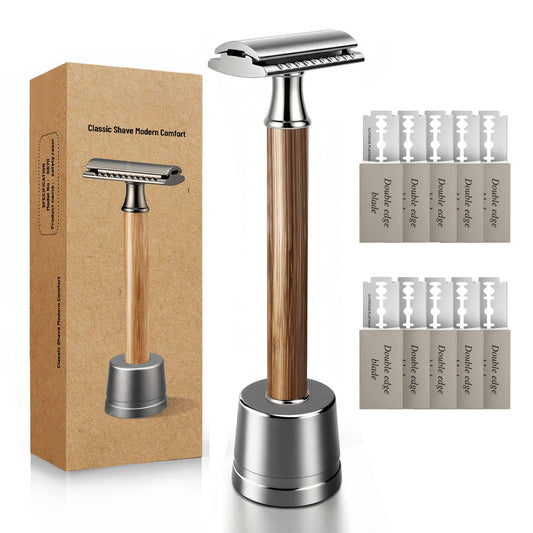 SOBIY Double Edge Safety Razor: Eco-Friendly Single Blade Razors for Men & Women, ???????????? ???????????? Metal Razor for Smooth Daily Shaving - ???? ???????????? Beauty and Personal Care SOBIY