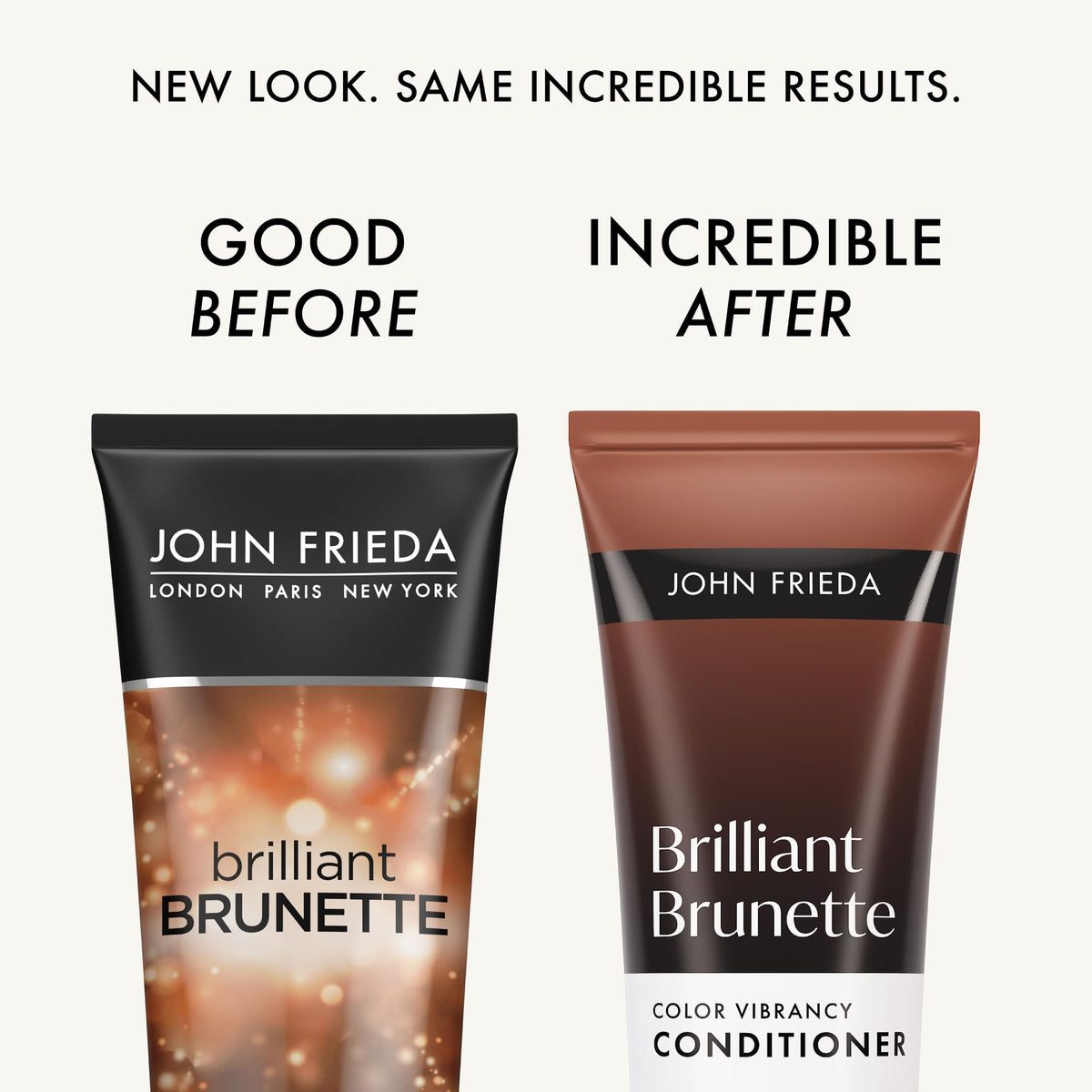 John Frieda Brilliant Brunette Color Enhancing Conditioner, 8.45 fl oz, 2pk