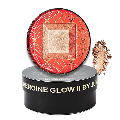 Juvia's Place Highlighter Heroine Glow II - Highlighter Powder, Baked Highlighter, Shimmer Highlighter Makeup, Long-Wearing & Illuminating Cheek Beauty & Personal Care Juvia's Place