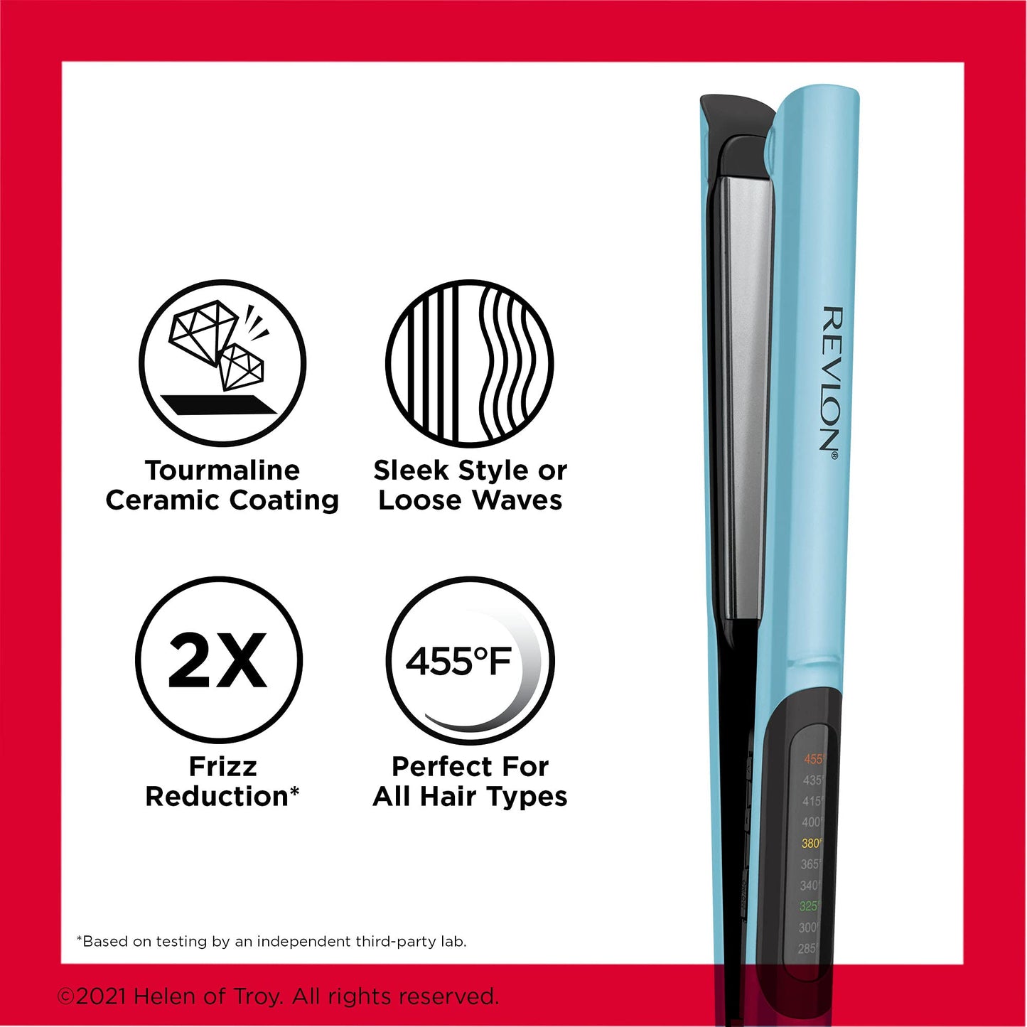 Revlon Lasting Brilliance Digital Hair Flat Iron | Fast, Smooth and Shiny Styling, (1 in) Beauty & Personal Care REVLON