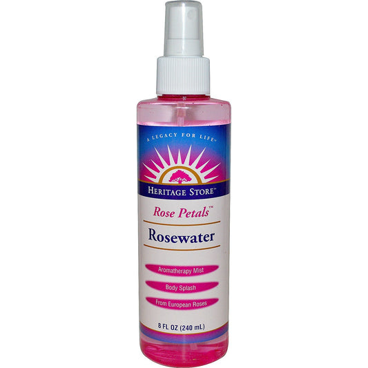 Heritage Products Rose Water, 8 Ounce - 6 per case. Beauty & Personal Care Heritage Products