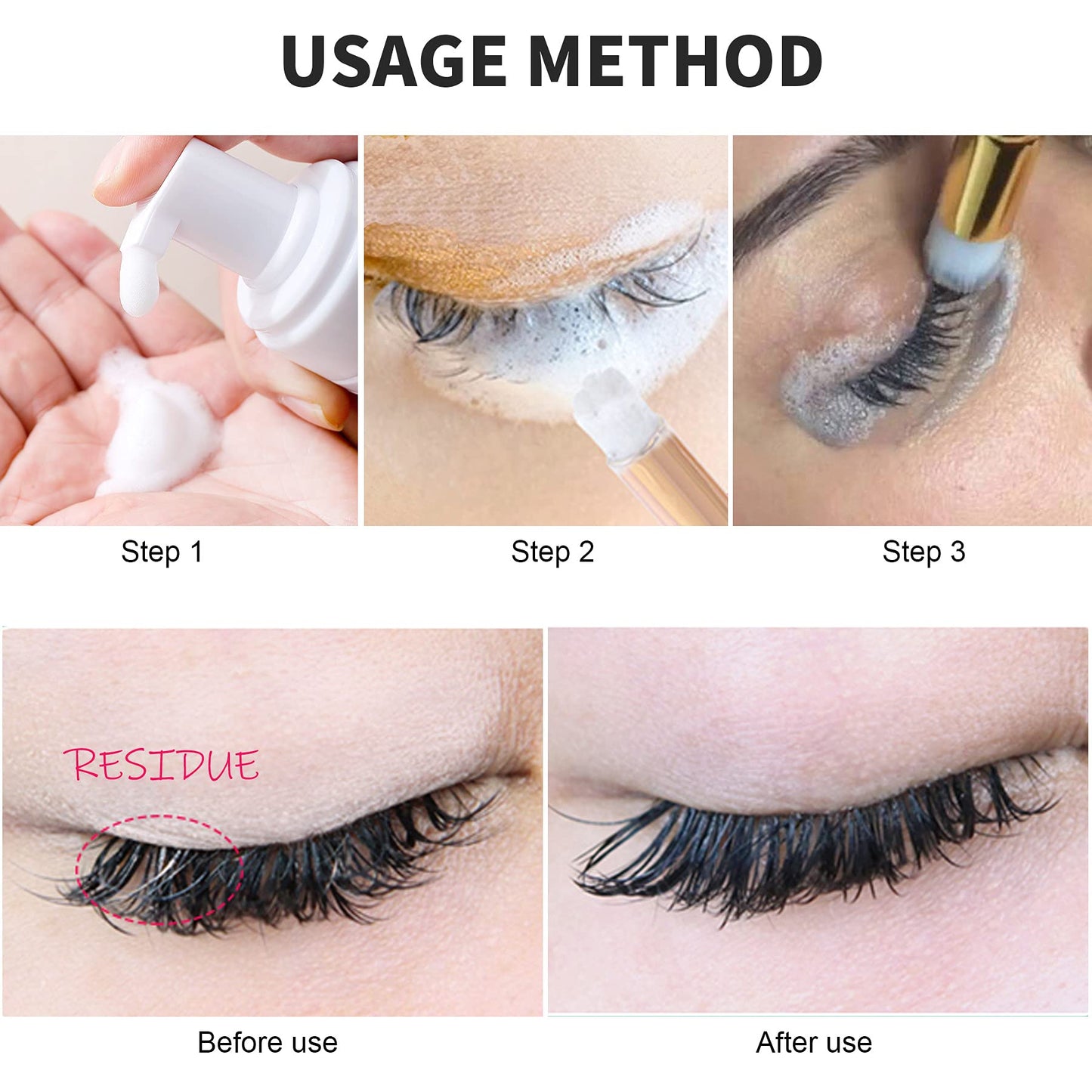 4 Pcs Lash Shampoo Brushes, Peel Off Blackhead Remover Tool, Nose Pore Deep Cleaning, Facial Cleansing, Eyelash Extensions Blackhead Washing Brush Beauty & Personal Care Ronchall
