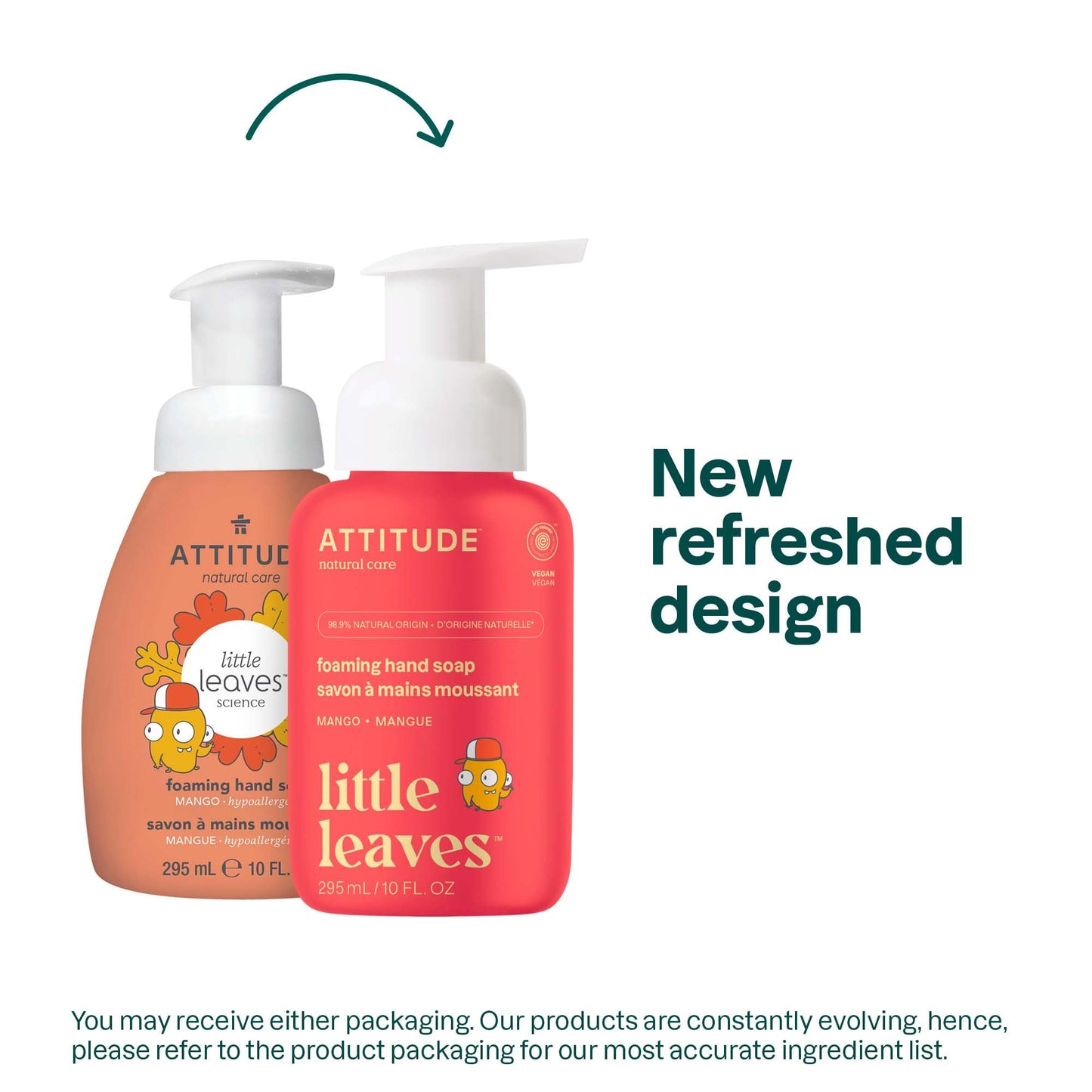 ATTITUDE Foaming Hand Soap for Kids, EWG Verified, Dermatologically Tested, Plant- and Mineral-Based Ingredients, Vegan, Mango, 10 Fl Oz Beauty & Personal Care ATTITUDE